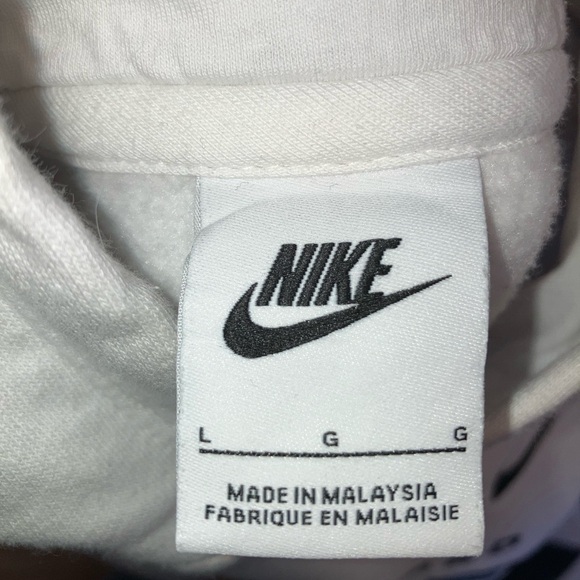 Nike White Rhode Island Surf Soccer Hoodie Kids size Large - Picture 3 of 3